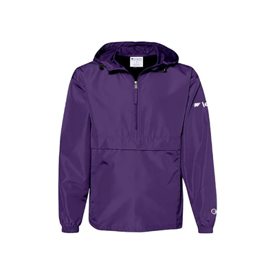 Champion packable anorak 1/4 zip jacket - unisex